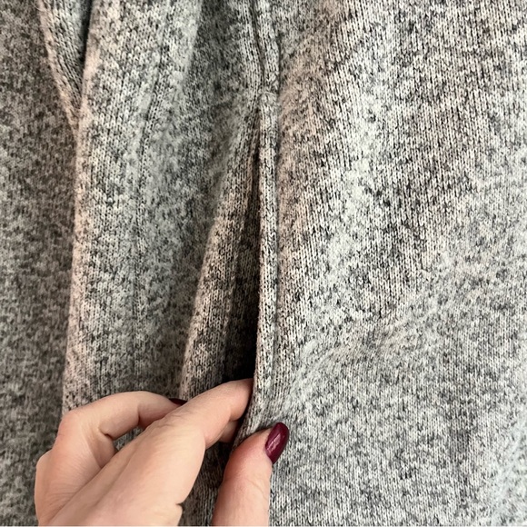 LL Bean Men’s Gray Large Sweater Fleece Pullover - Picture 5 of 11